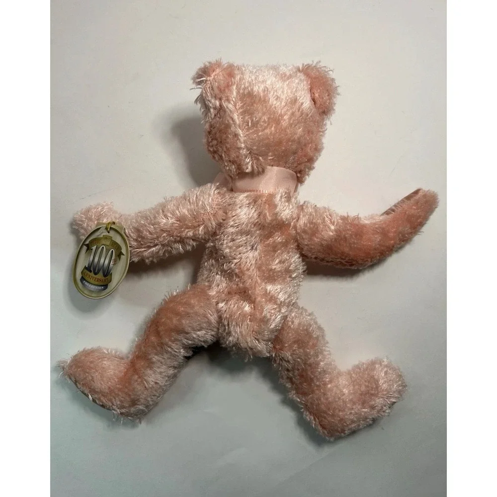 Russ Berrie Brianna Teddy Bear Pink 100th Anniversary Collection Plush 9 inch